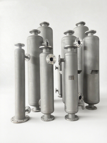 High Quality Stainless Steel Spiral Wound Heat Exchanger / Spiral Tube Heat Exchanger Long Service Life for Industrial Cooling