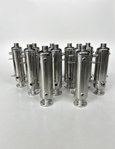 Sanitary Spiral Tube Heat Exchanger-Mirror Polished Quick-Clamp 316 Stainless Steel Long Service Life Farm Cooling