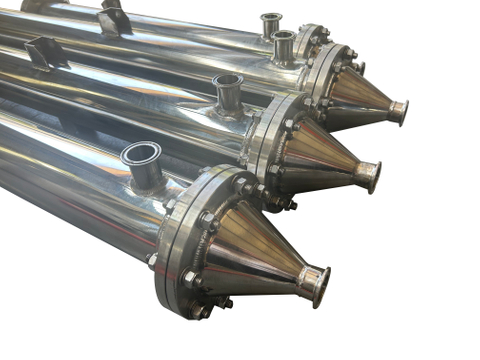 Pharmaceutical Aseptic Preparation Double Tube Sheet Heat Exchanger